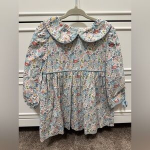 Shrimp and Grits Long Sleeve Floral Dress